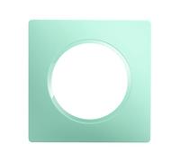 DEBFLEX - Casual Evo - Plaque de Finition - Enjoliveur Pour Prises et Interrupteurs - 1 Poste - Remplaçable - ABS - Pour Installation Encastrée - Vert d'Eau - 86 x 86 x 10 mm