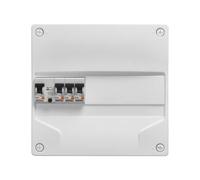 DEBFLEX - Coffret Electrique Pré-Equipé - Tableau Electrique 1 rangée - Interrupteur Différentiel 63A type A + 1 Disjoncteur 10A + 2 Disjoncteurs 16A - Pose en Saillie