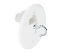 DEBFLEX - Couvercle D iam 88 mm + Crochet - Pour Pose de Luminaire au Plafond ou au Mur - Blanc (Lot de 6)