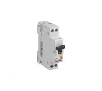 DEBFLEX - Disjoncteur 20A Phase + Neutre 3KA - Module Coupe-Circuit - Certifié NF - Installation dans Tableau Electrique - Gris