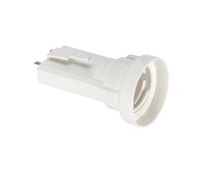 DEBFLEX - Douille D 27 - Pour Raccorder un Luminaire ou une suspension à un Boîtier D u Plafond - Blanc