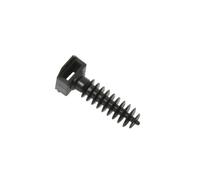 DEBFLEX - Embase à Cheville pour Collier de Serrage Largeur 9 mm - Pour Fixer Gaines et Câbles Electriques au Mur - Attache-Câble Mural - Noir - Lot de 100