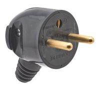 debflex fiche mâle 2p+t 16 a noir Noir G