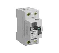 DEBFLEX Interrupteur DIFFERENTIEL 2P 30MA 40A Type A Blanc
