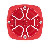 Debflex Lot de 10 Boite Encastrement Appa-Cloison sèche 1P D67 40 Rouge 718014