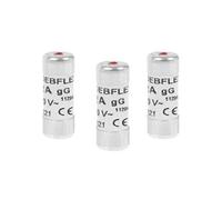 Debflex Lot De 3 Fusibles 10,3X25,8 16 A