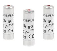 Fusible électronique - Fusible céramique - Fusible avec voyant - Fusible 16A - Sachet De 3 Fusibles Avec Voyant 10,3X31,5 16A 380 Volts - Deblex 715326