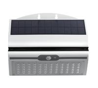 DEBFLEX - Projecteur Solaire Extérieur avec Détecteur de Mouvement - 1500 Lumens/6500K - Spot Extérieur LED (190 x 230 x 101 mm) + Panneau Solaire (219 x 93 mm) - IP44 - À Poser au Mur