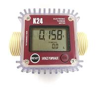 Débit du tuyau d'arrosage, capacité du réservoir, Numérique K24 Turbine Digital Diesel Oil Fuel Flow Meter Jauge for Produits Chimiques Eau Liquide for Produits Chimiques Débit D'eau Débit Ultrasoniqu