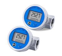Débitmètre 2 Pièces Débitmètre Numérique 1In NPT Filetage D'eau Compteur De Carburant Gazole, For L'essence