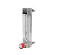 Débitmètre à surface variable en tube de verre LZB-4WB, micro-débit, rotamètre for montage sur panneau d'eau et d'air liquide(0.6-6L-min)