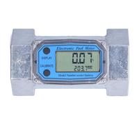 Débitmètre à Turbine LLW-50 Débitmètre Numérique Électronique 2.3V-3.3V Carburant Eau Liquide Gasoil Débitmètre pour Médecine Pétrolière