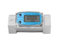 Débitmètre à Turbine numérique en aluminium et acier inoxydable, Tube d'insertion de filetage 3/4 "1" 1.5 "pour eau et liquide Diesel, affichage IP65, Ac élevé(C-C-1-1-4-AL)