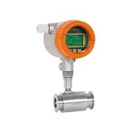 Débitmètre à Turbine numérique for méthanol, pince d'affichage en acier inoxydable RS485 entier