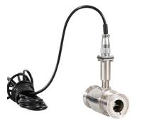 Débitmètre à Turbine sanitaire SS316, connexion trois pinces avec boîtier de contrôle lots for pression d'eau Pure
