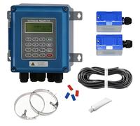 Débitmètre à ultrasons DN15-6000mm, compteur de flux liquide numérique IP68 avec transducteur TM-1, affichage clair, pour surveillance de débit d’eau, d’huile et d’eaux usées(SD No,DN15-100)