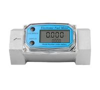 Débitmètre de carburant à Turbine électronique G3/4 G1 G1.5 G2 pouces, écran LCD, capteur numérique d'eau et de liquide en aluminium Applications polyvalentes(1-inch insert tube)
