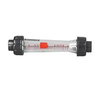 Débitmètre de Liquide de Type Tube en Plastique 60-600L/H Débitmètre de Liquide Stable Débitmètre de Liquide D'eau avec Flotteur ABS pour Tuyau DN20 25mm