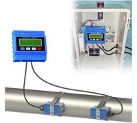 Débitmètre d'eau à Ultrasons Tuf-2000m, Débitmètre Liquide Numérique, Compteur De Contrôle De Débit d'eau Liquide, Compteur De Débitmètre, écran LCD avec Transducteurs à Pince