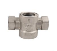 Débitmètre d'eau industriel en acier inoxydable 304 avec turbine pour pétrole gaz DN10 à DN50(DN32)