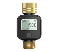 Débitmètre d'eau numérique haute précision IPX6, mesure la consommation d'eau et le débit pour l'arrosage extérieur du jardin, tuyau d'irrigation SGS05-TT-G