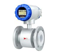 Débitmètre électromagnétique for mesurer le lait, les jus, l'eau, 4-20 mA, impuls, RS485,Construction durable(DN32)