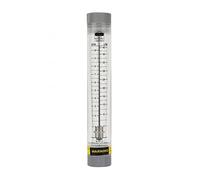 Débitmètre liquide de type tube, 1,5-15 GPM et 5-55 LPM rotamètre d'eau haute précision pour analyser le taux de liquide midium, LZM-20G (filetage interne de 1,9 cm)