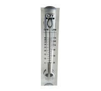 Débitmètre monté sur panneau Liquide 5-45 GPM Double ligne 20-170 LPM Non réglable LZT-25