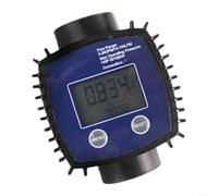 Débitmètre numérique à turbine 10-100 l/min ± 1 % de précision, compteur d'eau liquide en acier inoxydable de 145 psi avec affichage