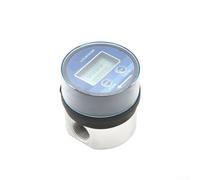 Débitmètre numérique en alliage d'aluminium pour diesel, eau, huile, 30-1200 l/h, écran LCD, compteur portable pour systèmes de chauffage d'irrigation, bleu