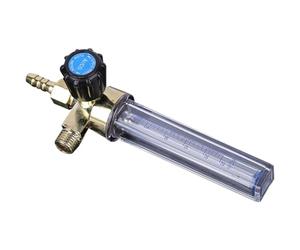 Débitmètre Réducteur de Pression 7mm en Alliage 0,35mpa 1/4pt | Indication Lisible, Échelle Claire, pour Co2 et Lignes Gaz de Protection, Usage Aquarium et Maintenance