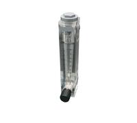 Débitmètre rotamètre en acrylique LZM-15ZT, avec vanne de commande, montage sur panneau, indicateur de débit Transparent for faible débit de gaz ou de liquide, 1 pièces(Gas-0.1-1Nm3-h)