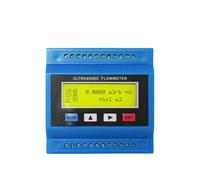 Débitmètre ultrasonique haute température, compteur de vitesse d'écoulement liquide à Clip externe Portable for Segment tuyau enfichable, Anticorrosion