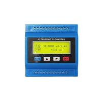 Débitmètre ultrasonique haute température, compteur de vitesse d'écoulement liquide à Clip externe Portable for Segment tuyau enfichable, Anticorrosion