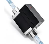 Débitmètre ultrasonique liquides, 0-5 L/min, RS485 et 4-20 mA, DN4 NPT1/8, eau, huile, liquide de refroidissement, contrôle de processus industriels, débitmètre ultrasonique en ligne à temps de