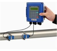 Débitmètre Ultrasonore Portable à Pince, Affichage Numérique Murale, pour Tuyauterie DN15 à DN6000mm, Options d'Installation Flexibles, Écran LCD HD, pour Mesure d'eau et Liquides Industriels