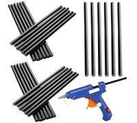 Débosselage de voiture | Bâtons de colle chaude noire adhésive forte pour Auto Audio Art Craft Home Office Project Craftwork Fix & Repairs