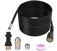 Déboucheur 15 m pour HP - Buses rotative & sphérique - Kit complet