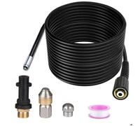 Déboucheur Canalisation - Accessoires karcher - 15M -180bar-Deux types de buses -Compatible avec Kärcher K2/K3/K4/K5/K6/K7
