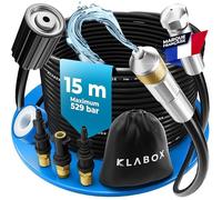 Deboucheur Canalisation Haute Pression 15m Furet Karcher Compatible avec Karcher K2-K7, Lavor, Bosch, Parkside et d'Autres Marques