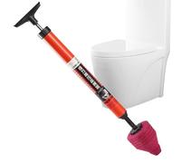 Déboucheur de toilettes à pression d'air, déboucheur de toilettes à poignée ergonomique | Outil de plomberie haute pression, piston de tuyau, dissolvant de bouchons de vidange d'air Flexible