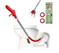 Déboucheur de toilettes avec tuyau flexible et ventouse pour les canalisations