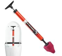 Déboucheur de toilettes haute pression - Outil de vidange en PVC à poignée ergonomique | Déboucheur de toilettes Dissolvant de canalisation d'air flexible | Piston de tuyau de plomberie pour l'élimina