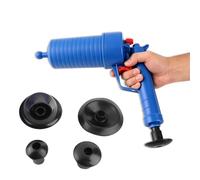 Déboucheur de toilettes, outil de débouchage de canalisation avec 4 ventouses de taille, ouvre-canalisation haute pression pour baignoire, toilettes, cuisines, tuyaux bouchés