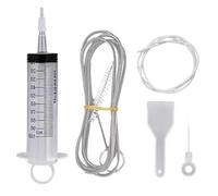 Déboucheur de trou de vidange de réfrigérateur | Ensemble de nettoyage | pour réfrigérateur | Kit de dragage réutilisable | 5 brosses de nettoyage de tuyaux de vidange | Fournitures de nettoyage
