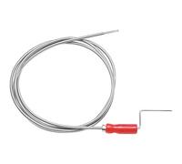 Déboucheur d'évier 10 mètres - RIBITECH - PRFD100 - Métal chromé et plastique - Simple et efficace