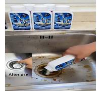 Déboucheur Jue-Fish, déboucheur puissant pour évier, cuisine, machine à laver, drain de sol, toilette, conçu pour dissoudre rapidement différents types d'obstructions et rétablir un écoulement fluide,