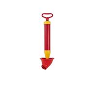 Deboucheur Wc Déboucheur de canalisation pneumatique | Tête multi-tailles de déboucheur de vidange pneumatique for tuyau de baignoire d'évier(Arc-shaped red)