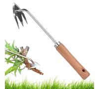 Débroussailleur manuel, extracteur manuel à 3 dents - Outil extracteur - Idéal pour en pot, serre, potager, parterre, ferme, cour, pelouse, jardin et espaces extérieurs