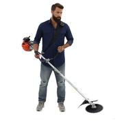 Débroussailleuse À Essence 3 en 1 42,7Cc Coupe-Herbe Thermique 1,25Kw 6500Tr/Min, Taille-Bordure Tondeuse Jardin avec 3 Têtes Bandoulière, Débroussailleuse Multifonction Et Coupe-Broussailles